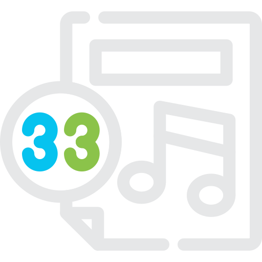 partitura musical icono gratis