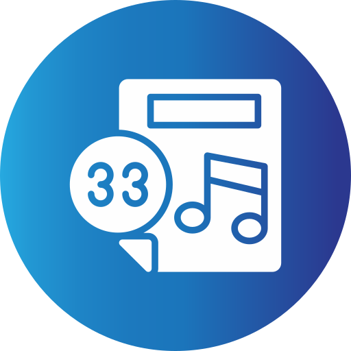 partitura musical icono gratis