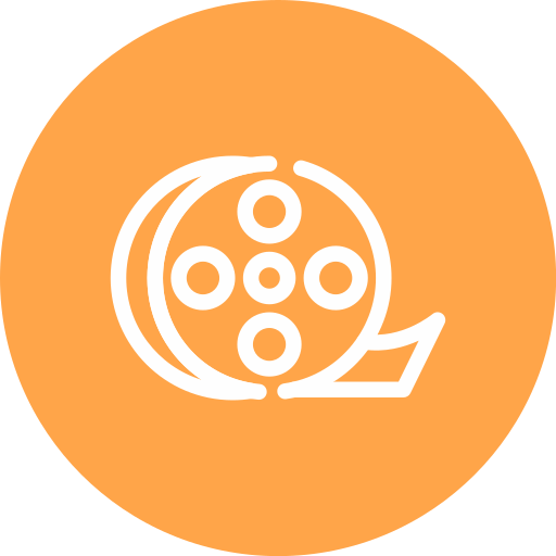 rollo de película icono gratis