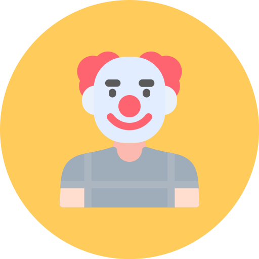 Clown free icon