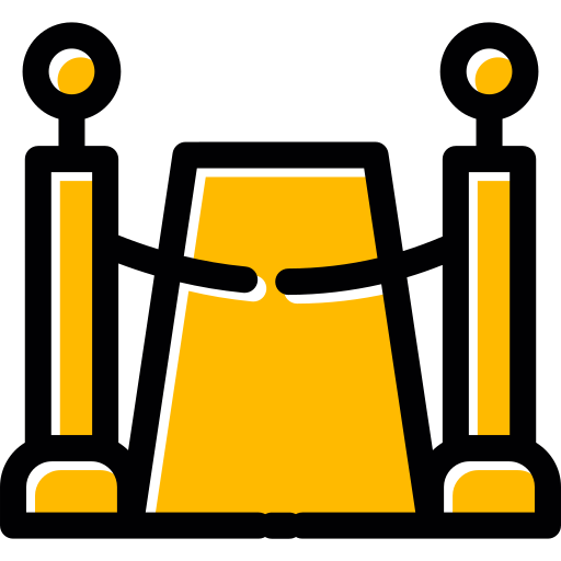Red carpet free icon