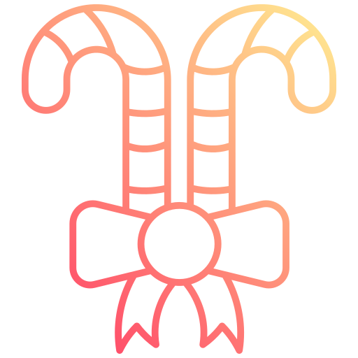 bastón de caramelo icono gratis