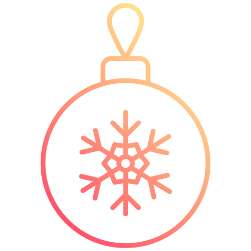 bola de navidad icono gratis