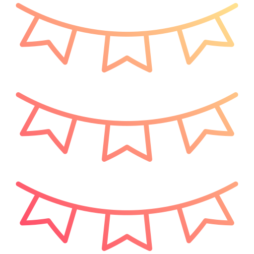 guirnaldas icono gratis