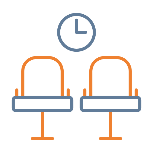 sala de espera icono gratis