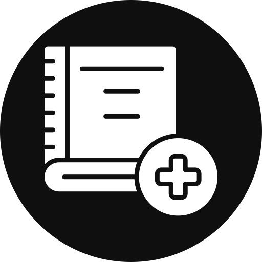 libro de medicina icono gratis