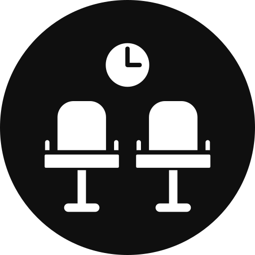 sala de espera icono gratis