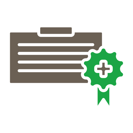 certificado icono gratis