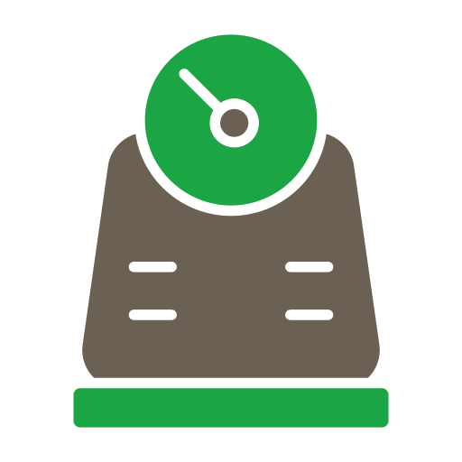 Weight scale free icon