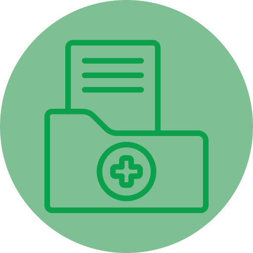 historial médico icono gratis