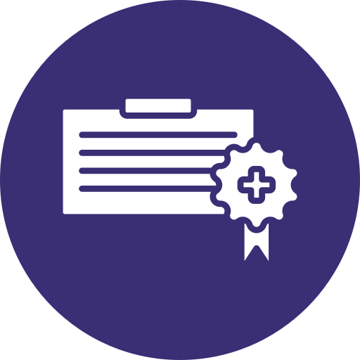 certificado icono gratis