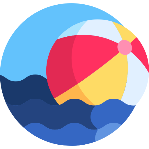 Bola de praia grátis ícone Bola de praia grátis ícone