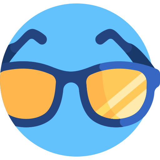 Sunglasses Detailed Flat Circular Flat icon