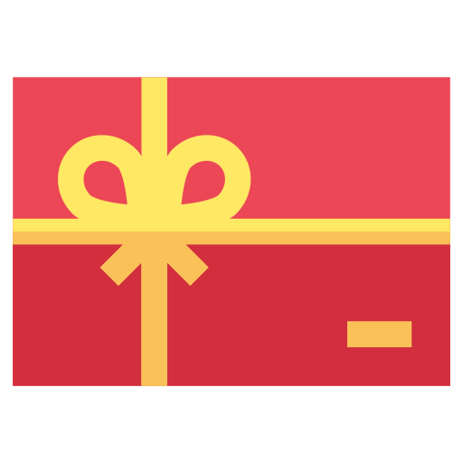 tarjeta de regalo icono gratis