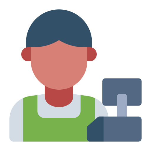 Cashier free icon Cashier free icon