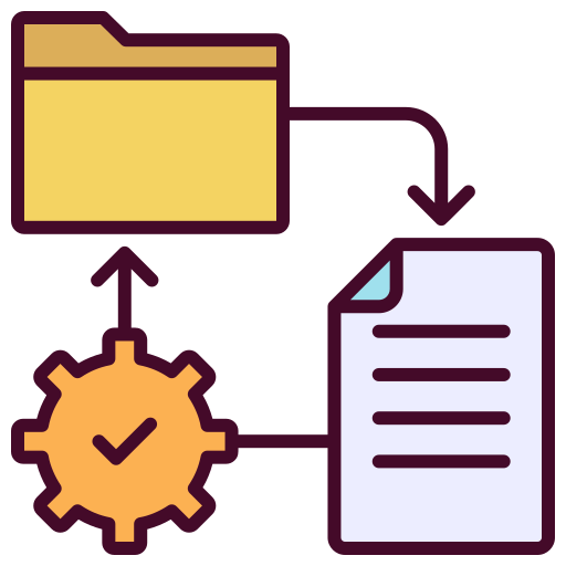 transformación de datos icono gratis