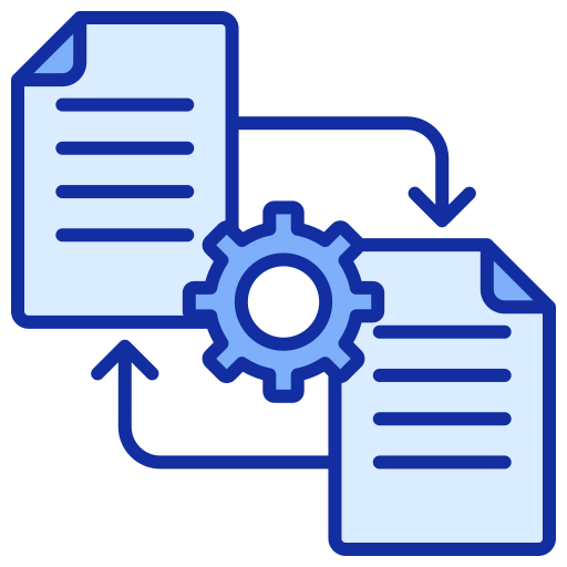 integración de datos icono gratis