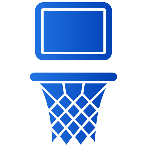 cesta de basquete grátis ícone