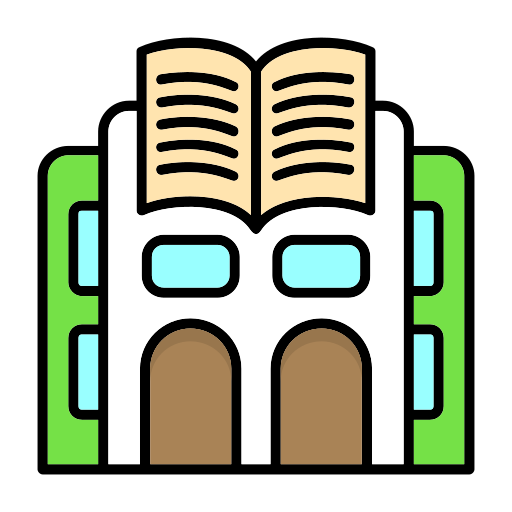 biblioteca pública icono gratis