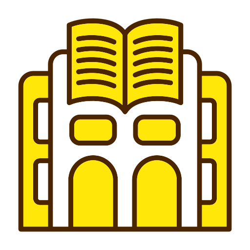 biblioteca pública icono gratis