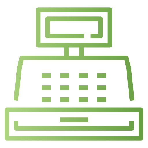 caja registradora icono gratis