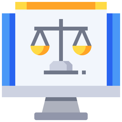 Justicia icono gratis