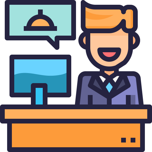 Receptionist - free icon