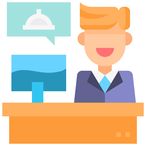 Recepcionista icono gratis