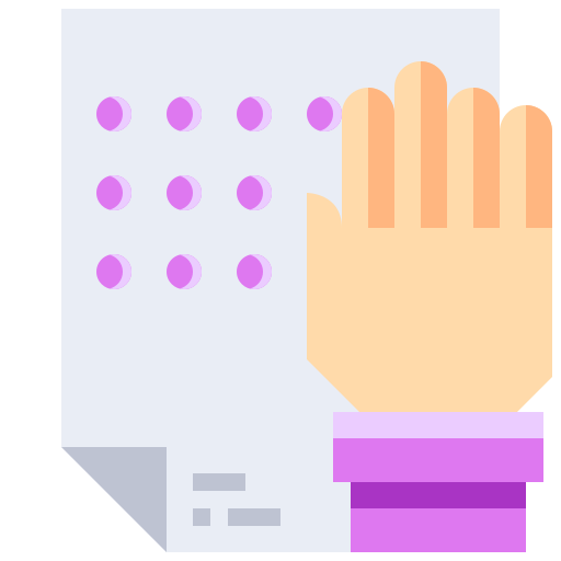 Braille icono gratis