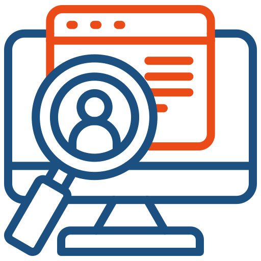 búsqueda de empleo icono gratis