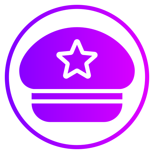 sombrero militar icono gratis