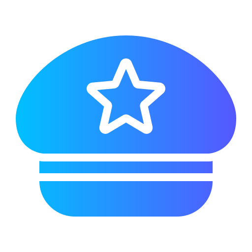 sombrero militar icono gratis