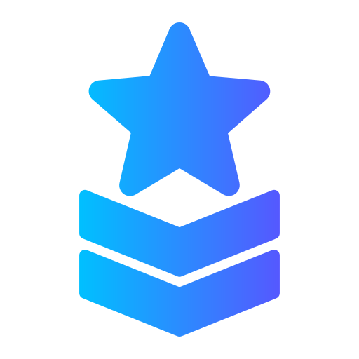rango militar icono gratis