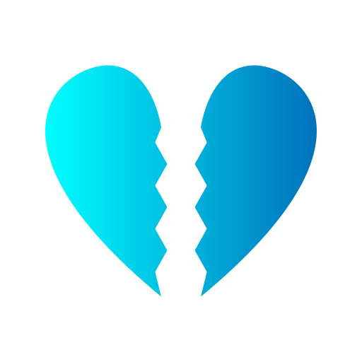 Broken heart free icon Broken heart free icon