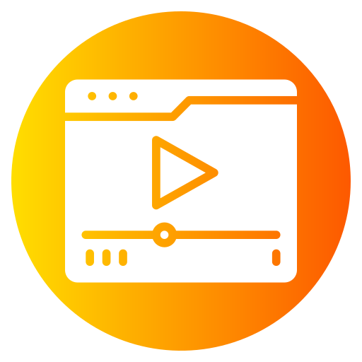 vídeo web icono gratis