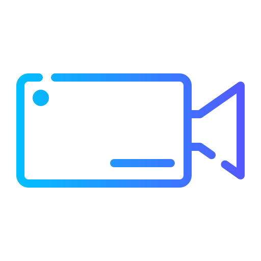 cámara de video icono gratis