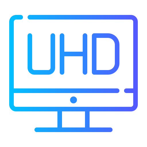 ultra hd icono gratis