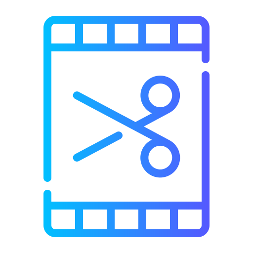 editor de vídeo icono gratis