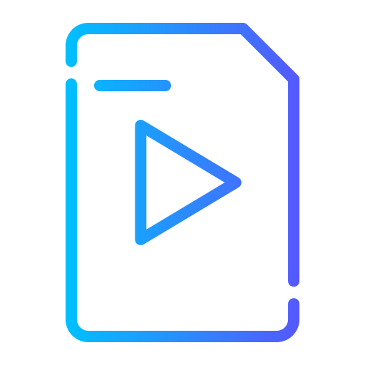 archivo de vídeo icono gratis