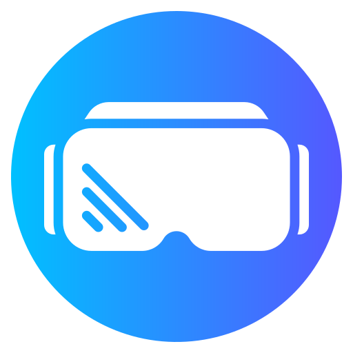 gafas de realidad virtual icono gratis