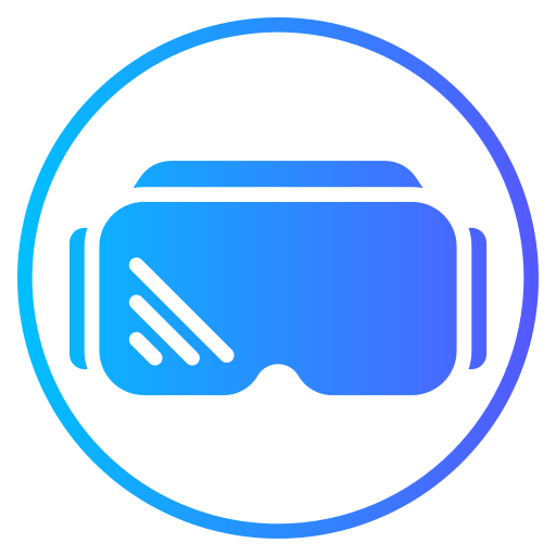 gafas de realidad virtual icono gratis