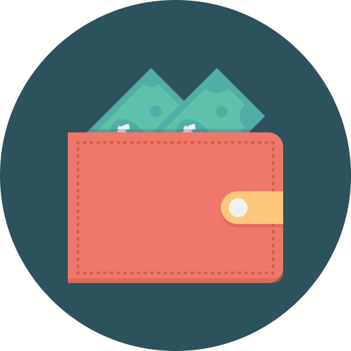 billetera icono gratis