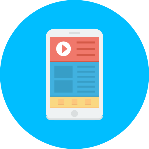 Mobile screen free icon