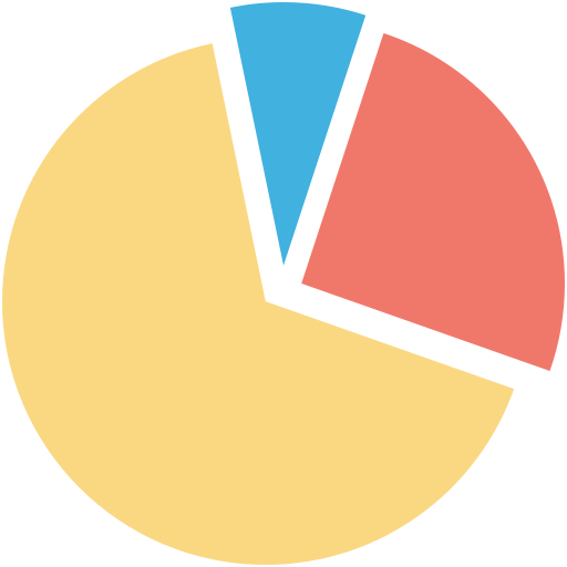 gráfico circular icono gratis