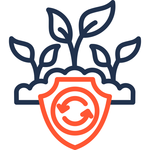 agricultura sostenible icono gratis