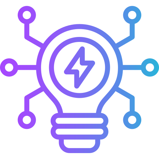 energía inteligente icono gratis