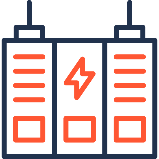 almacenamiento de energía icono gratis