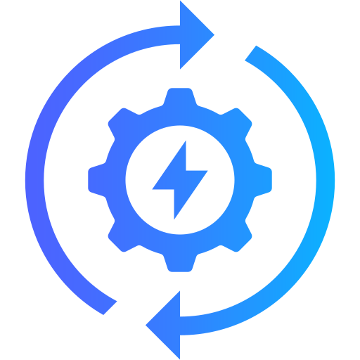 gestión de la energía icono gratis