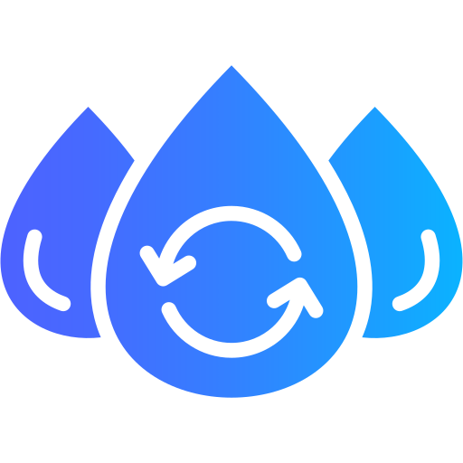 reutilizar el agua icono gratis