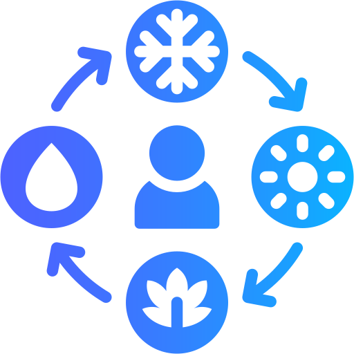 Climate adaptation free icon